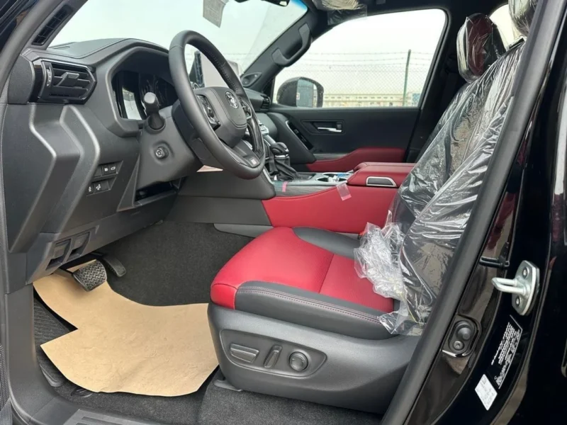 2026 Toyota Land Cruiser GR-Sport 3.3L V6 Twin-Turbocharged Diesel Engine Black Red SUV