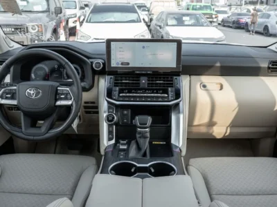 2026 Toyota Land Cruiser VXR 3.5 Litres V6 Twin Turbo Hybrid Engine White Beige SUV GCC Specs