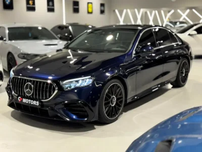 2024 Mercedes-Benz E200 2.0-liter Turbocharged 4 Cylinder Engine Blue Beige Sedan