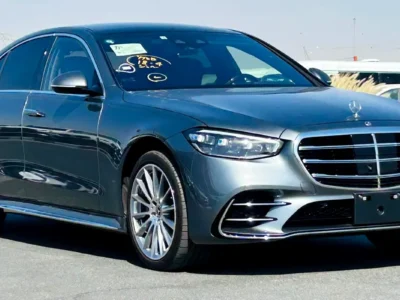 2022 Mercedes-Benz S-Class S 400 4MATIC 3.0L 6 Cylinder Diesel Engine Grey Black Sedan