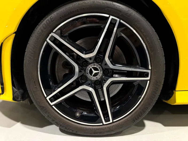 2023 Mercedes-Benz CLA-Class CLA250 4MATIC 2.0L inline-4 engine Yellow Black Sedan