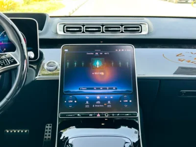 2022 Mercedes-Benz S-Class S 400 4MATIC 3.0L 6 Cylinder Diesel Engine Grey Black Sedan