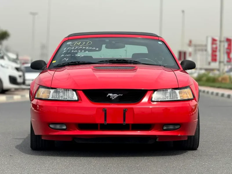 2002 Ford Mustang Other 3.8 Litres V6 Petrol Engine Red Black Soft Top Convertible