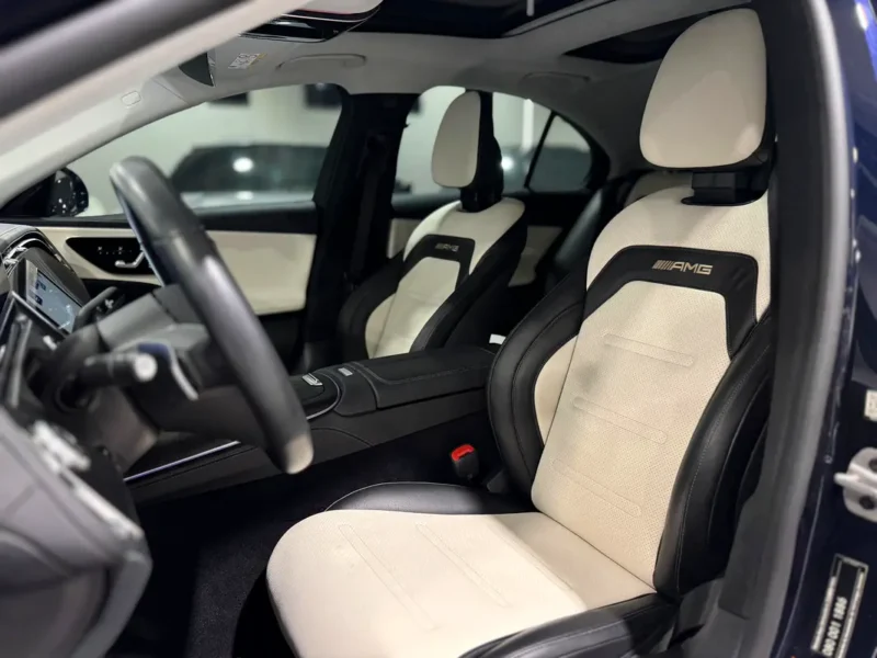 2024 Mercedes-Benz E200 2.0-liter Turbocharged 4 Cylinder Engine Blue Beige Sedan