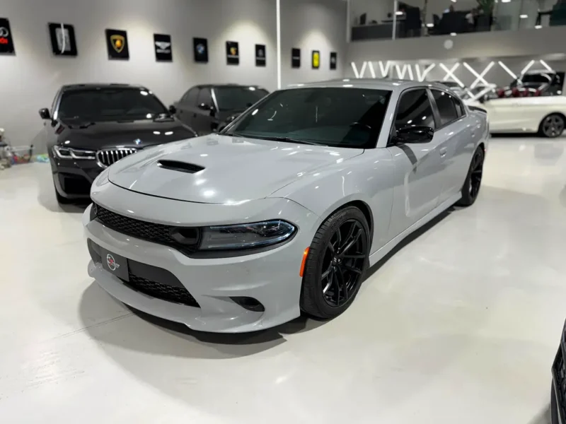 2023 Dodge Charger SRT Daytona 5.7 Litres V8 Petrol Engine Grey Black Sedan