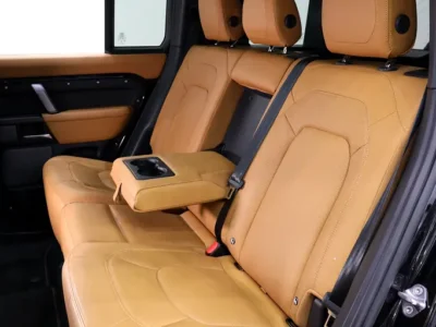 2024 Land Rover Defender 110 P525 5.0-liter Supercharged V8 Engine Black Tan SUV