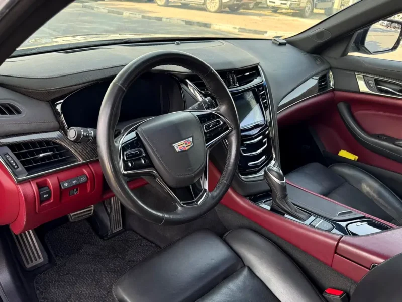 2015 Cadillac CTS/Catera Other 3.6 Litres twin-turbocharged V6 Petrol Engine Black Red Sedan