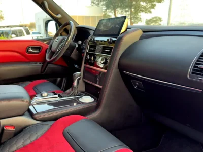 2023 Nissan Patrol Nismo 5.6-liter V8 Petrol Engine White Red SUV GCC Specs