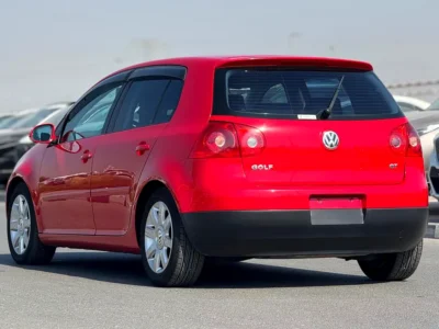 2004 Volkswagen Golf GT 2.0 Litres Inline-4 Cylinder Petrol Engine Red Black Hatchback