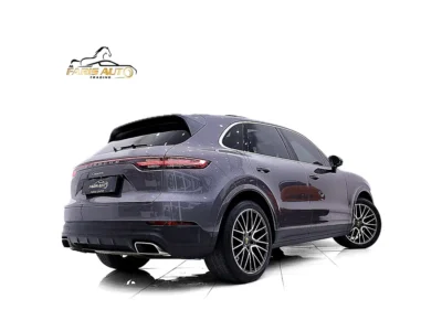 2019 Porsche Cayenne 3.0 Liters V6 Petrol Engine Grey Tan SUV GCC Specs Fully Loaded