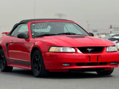 2002 Ford Mustang Other 3.8 Litres V6 Petrol Engine Red Black Soft Top Convertible
