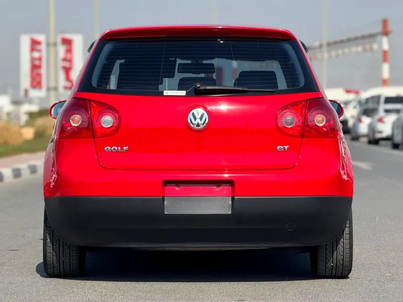 2004 Volkswagen Golf GT 2.0 Litres Inline-4 Cylinder Petrol Engine Red Black Hatchback