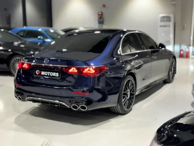 2024 Mercedes-Benz E200 2.0-liter Turbocharged 4 Cylinder Engine Blue Beige Sedan