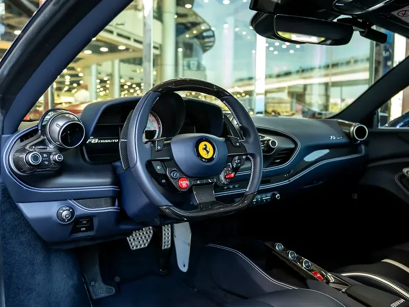 2021 Ferrari F8 Tributo Other 3.9L Twin-Turbocharged Petrol Blue Black Sports Car