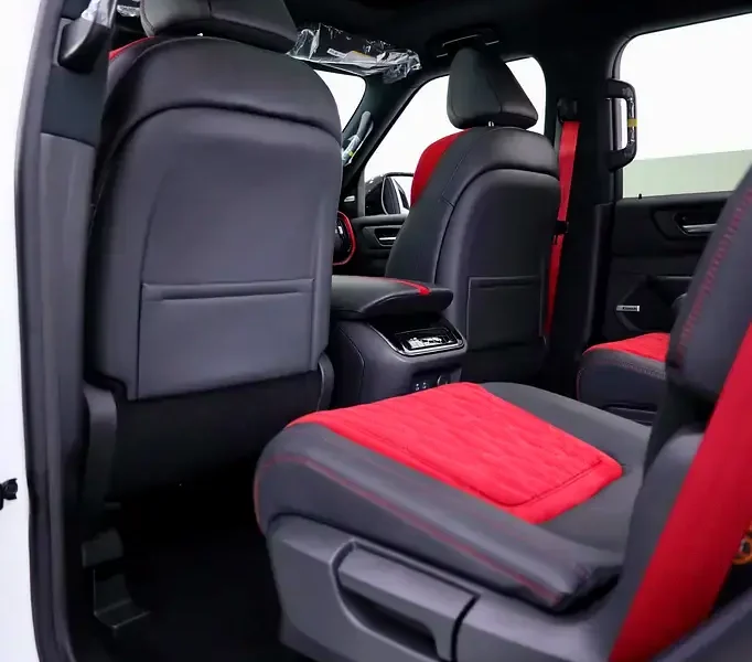 2026 Nissan Armada NISMO 3.5-liter twin-turbocharged V6 Engine White Red SUV