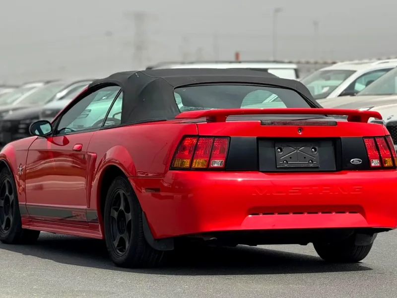 2002 Ford Mustang Other 3.8 Litres V6 Petrol Engine Red Black Soft Top Convertible