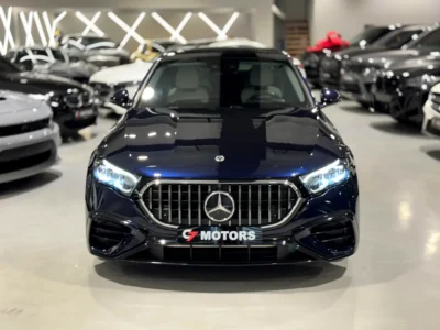 2024 Mercedes-Benz E200 2.0-liter Turbocharged 4 Cylinder Engine Blue Beige Sedan