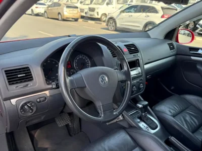 2004 Volkswagen Golf GT 2.0 Litres Inline-4 Cylinder Petrol Engine Red Black Hatchback