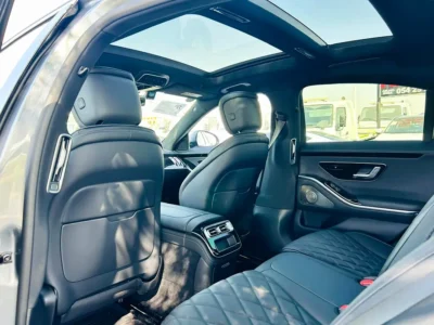 2022 Mercedes-Benz S-Class S 400 4MATIC 3.0L 6 Cylinder Diesel Engine Grey Black Sedan