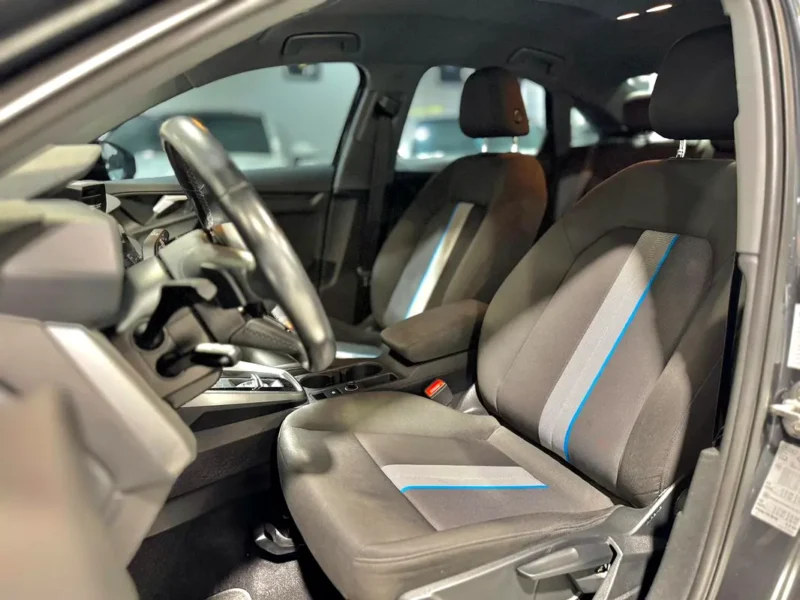 2023 Audi A3 35 TFSI 1.5L 4 Cylinder Turbocharged Petrol Engine Black Grey Sedan