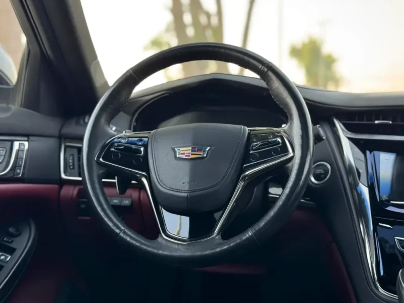 2015 Cadillac CTS/Catera Other 3.6 Litres twin-turbocharged V6 Petrol Engine Black Red Sedan