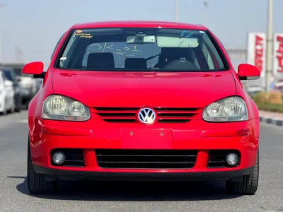 2004 Volkswagen Golf GT 2.0 Litres Inline-4 Cylinder Petrol Engine Red Black Hatchback