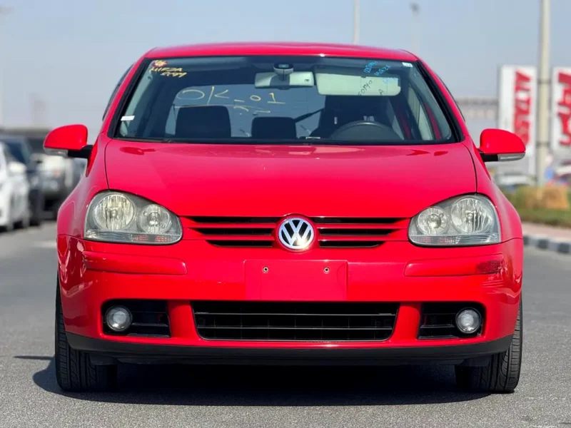 2004 Volkswagen Golf GT 2.0 Litres Inline-4 Cylinder Petrol Engine Red Black Hatchback
