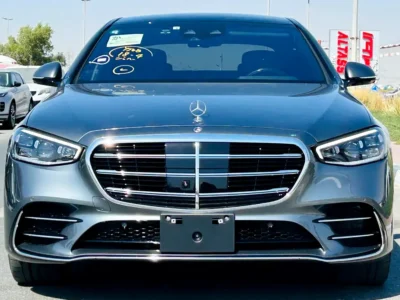 2022 Mercedes-Benz S-Class S 400 4MATIC 3.0L 6 Cylinder Diesel Engine Grey Black Sedan