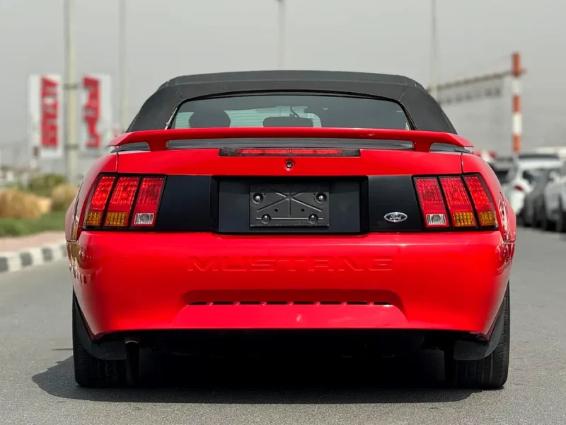 2002 Ford Mustang Other 3.8 Litres V6 Petrol Engine Red Black Soft Top Convertible