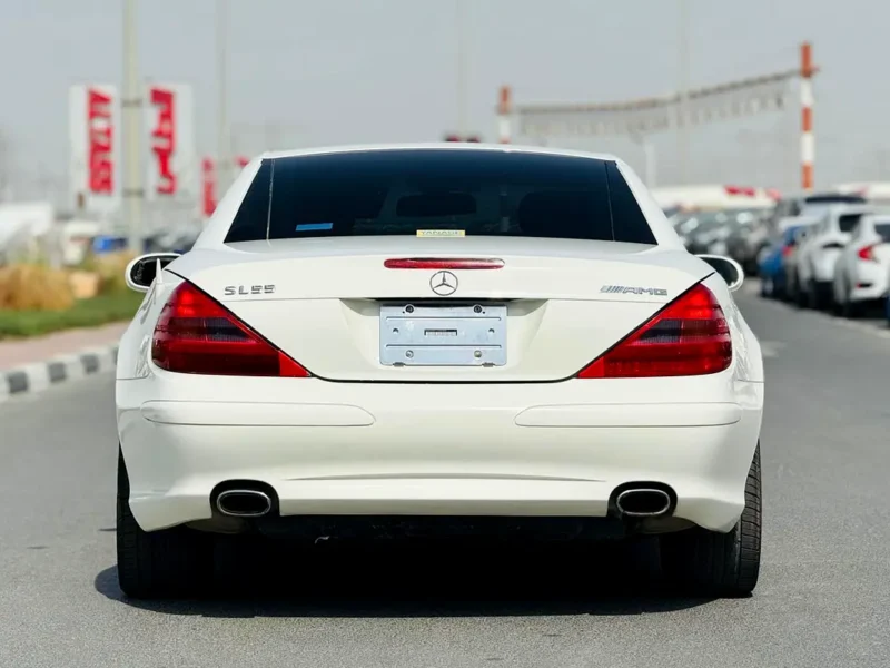 2003 Mercedes-Benz SL-Class SL 350 3.7L V6 Petrol Engine White Black Soft Top Convertible