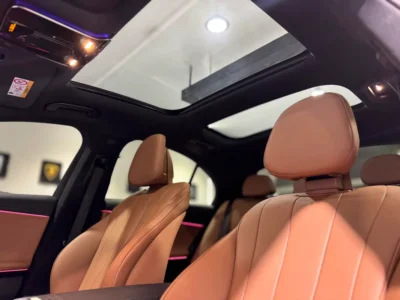 2026 Mercedes-Benz E200 2.0-liter Turbocharged 4 Cylinder Engine White Tan Sedan