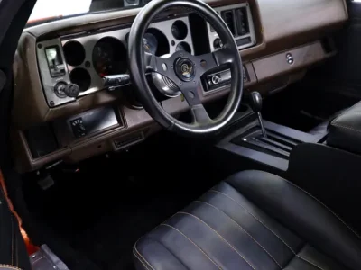 1981 Chevrolet Camaro Z28 5.0L V8 Petrol Engine Orange Black Coupe BODY BY FISHER