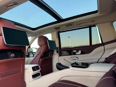 2023 Mercedes-Maybach GLS 600 4MATIC 4.0L twin-turbo V8 Petrol Engine White Brown SUV