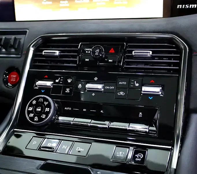 2026 Nissan Armada NISMO 3.5-liter twin-turbocharged V6 Engine White Red SUV