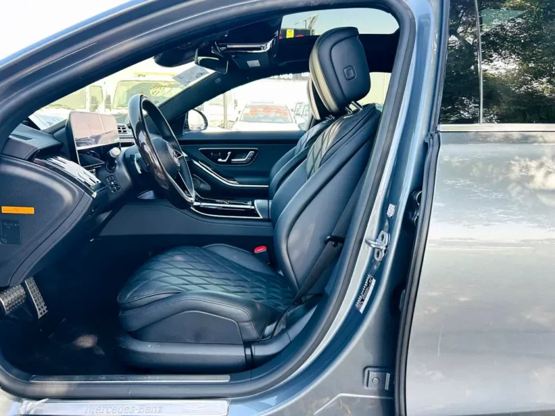 2022 Mercedes-Benz S-Class S 400 4MATIC 3.0L 6 Cylinder Diesel Engine Grey Black Sedan