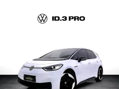 2022 Volkswagen ID.3 Pro Electric Vehicle White Black Hatchback 350 - 450 KM