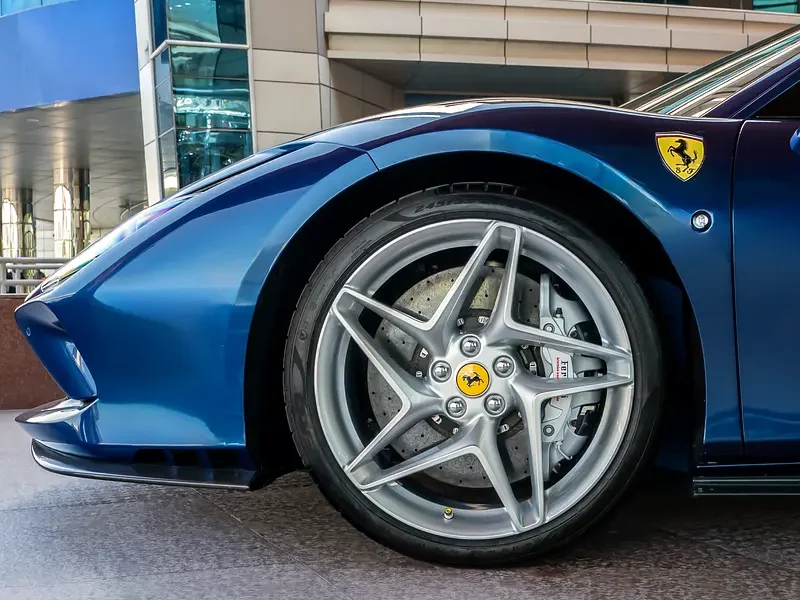 2021 Ferrari F8 Tributo Other 3.9L Twin-Turbocharged Petrol Blue Black Sports Car