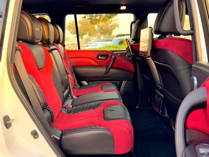 2023 Nissan Patrol Nismo 5.6-liter V8 Petrol Engine White Red SUV GCC Specs