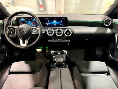 2023 Mercedes-Benz CLA-Class CLA250 4MATIC 2.0L inline-4 engine Yellow Black Sedan