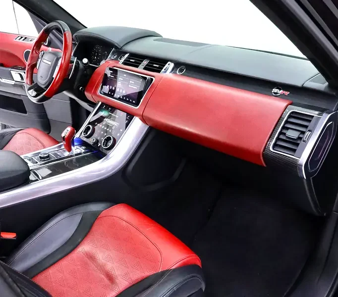 2019 Land Rover Range Rover Sport SVR 5.0L Supercharged V8 Engine Black Red SUV