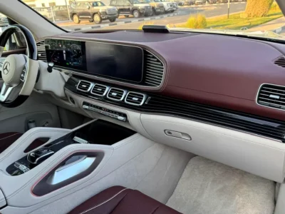 2023 Mercedes-Maybach GLS 600 4MATIC 4.0L twin-turbo V8 Petrol Engine White Brown SUV