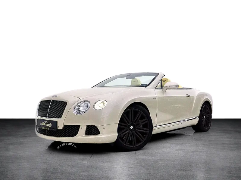 2014 Bentley Continental GTC Speed 6.0 Litres W12 Petrol Engine Beige Convertible