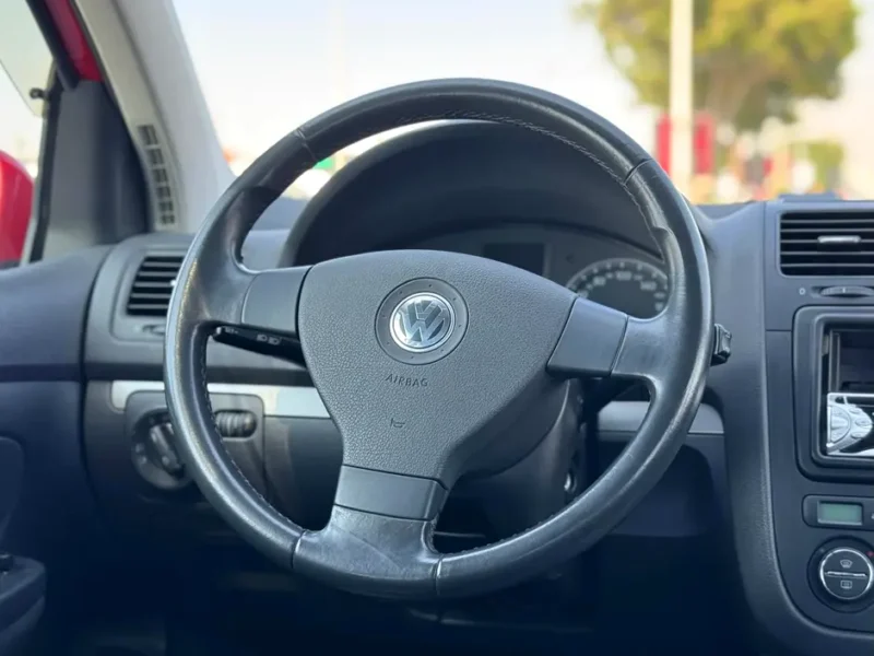 2004 Volkswagen Golf GT 2.0 Litres Inline-4 Cylinder Petrol Engine Red Black Hatchback