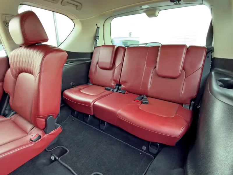 2022 Nissan Patrol LE Platinum City 5.6 Litre V8 Petrol Engine Black Red SUV GCC Specs