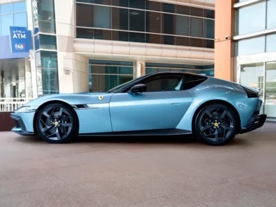 2025 Ferrari 12Cilindri 6.5L V12 Petrol Engine Blue White Sports Car CARBON BODY KIT