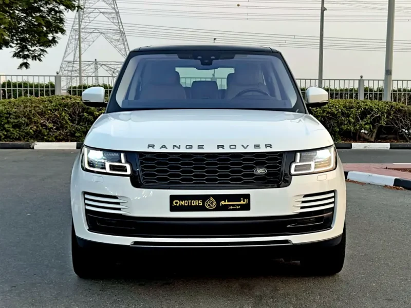 2018 Land Rover Range Rover HSE 3.0-liter V6 Supercharged Petrol White Beige SUV