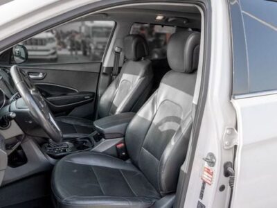 2016 Hyundai Santa Fe 3.3 Litres V6 Petrol Engine White Black SUV GCC Specs