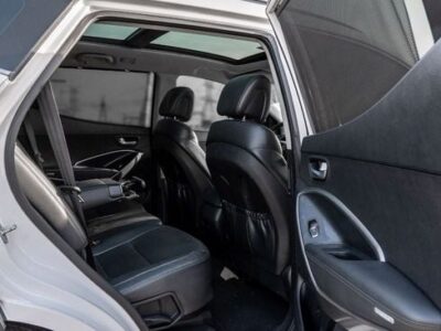 2016 Hyundai Santa Fe 3.3 Litres V6 Petrol Engine White Black SUV GCC Specs