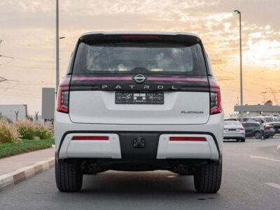2026 Nissan Patrol SE Platinum 3.8 Litres V6 Petrol Engine White Beige SUV GCC Specs