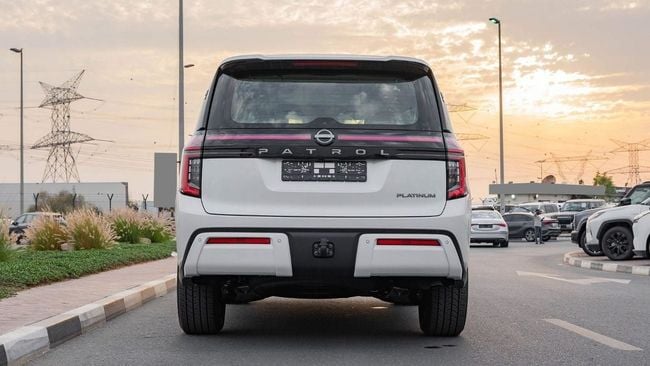 2026 Nissan Patrol SE Platinum 3.8 Litres V6 Petrol Engine White Beige SUV GCC Specs